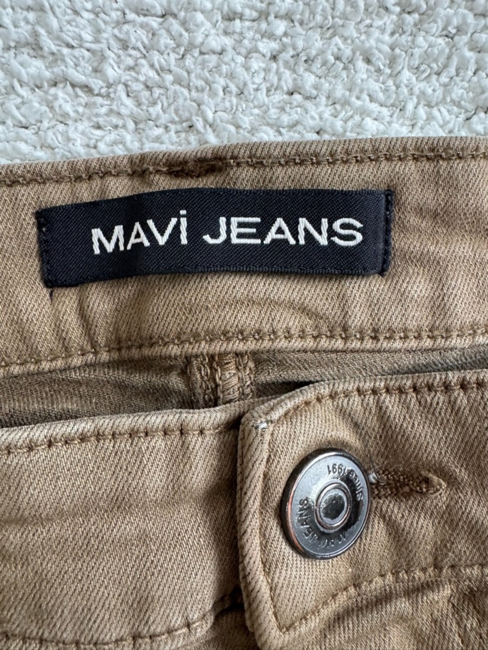 Mavi Men's Slim Straight Jeans in Tan